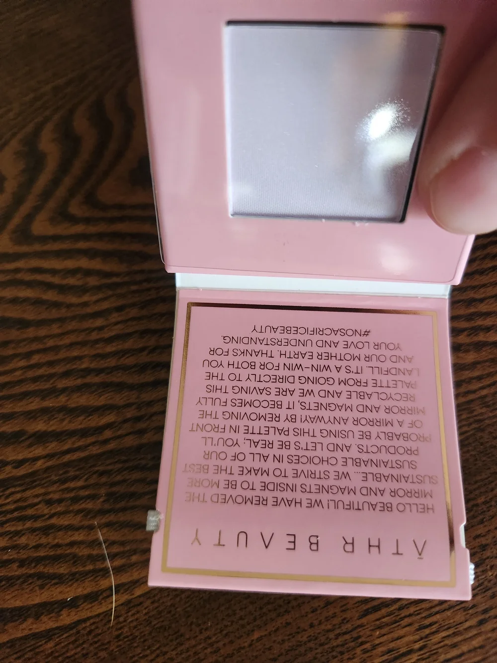 Wander Beauty Cream Pink Blush Compact, ATHR Beauty Blurring Powder